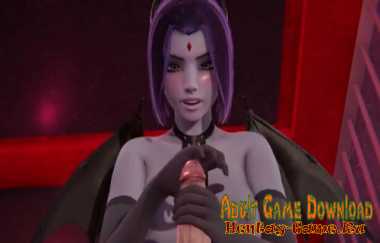 Sex with Raven from the Titans dressed in a Succubus costume